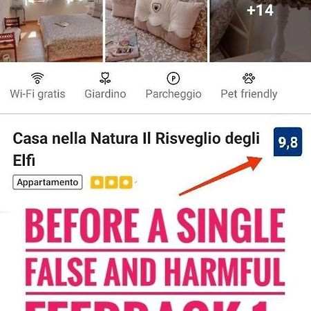 Casa Nella Natura Il Risveglio Degli Elfi เปดาเวนา ภายนอก รูปภาพ